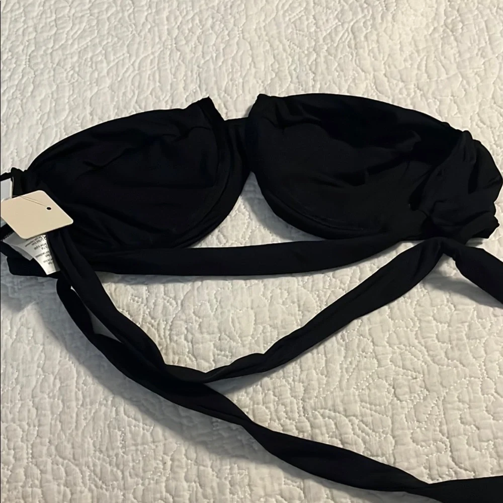 L*Space Black Swim Top - Picture 2 of 7